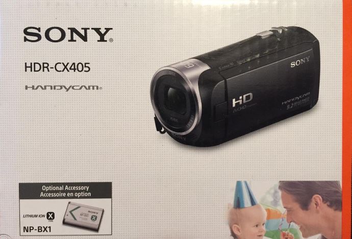 SONY HDR-CX405 9.2MP HD Handycam  BLACK