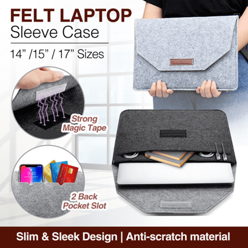 ?13/14/15/17 inch MacBook/Laptop Sleeve ? Felt Material